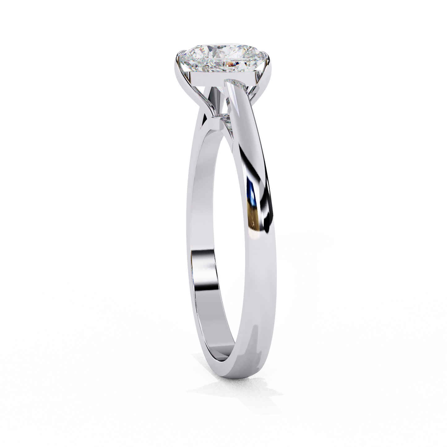 True Heart Solitaire Ring