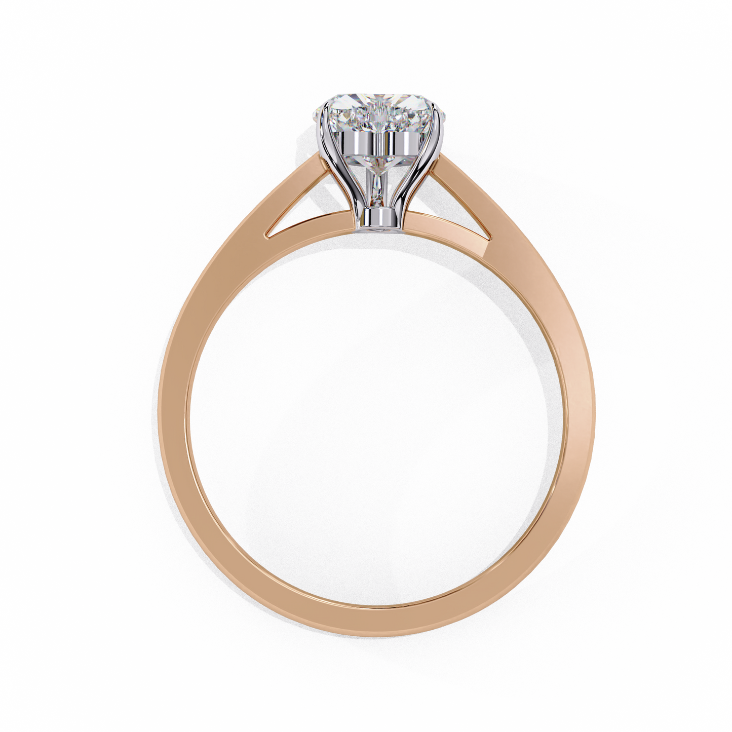 True Heart Solitaire Ring