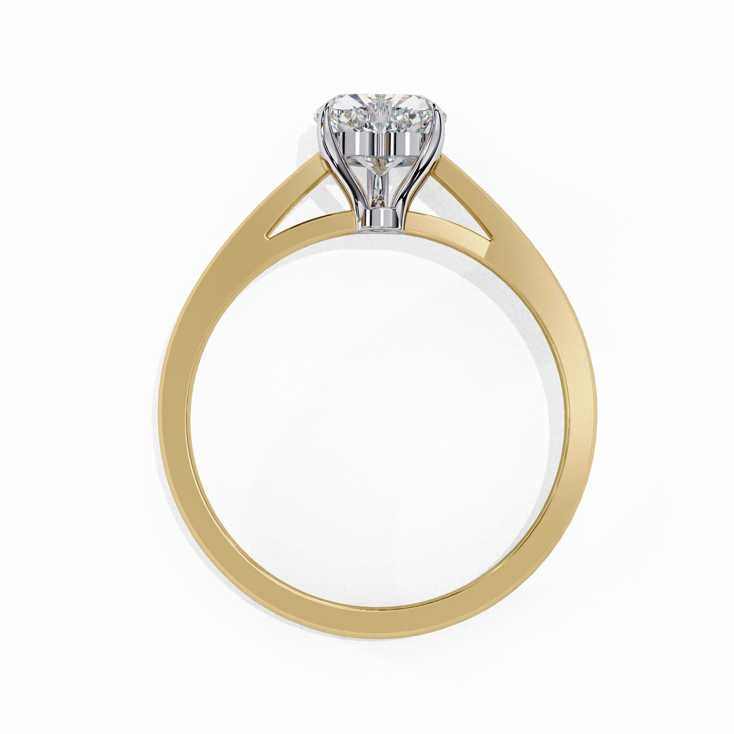 True Heart Solitaire Ring