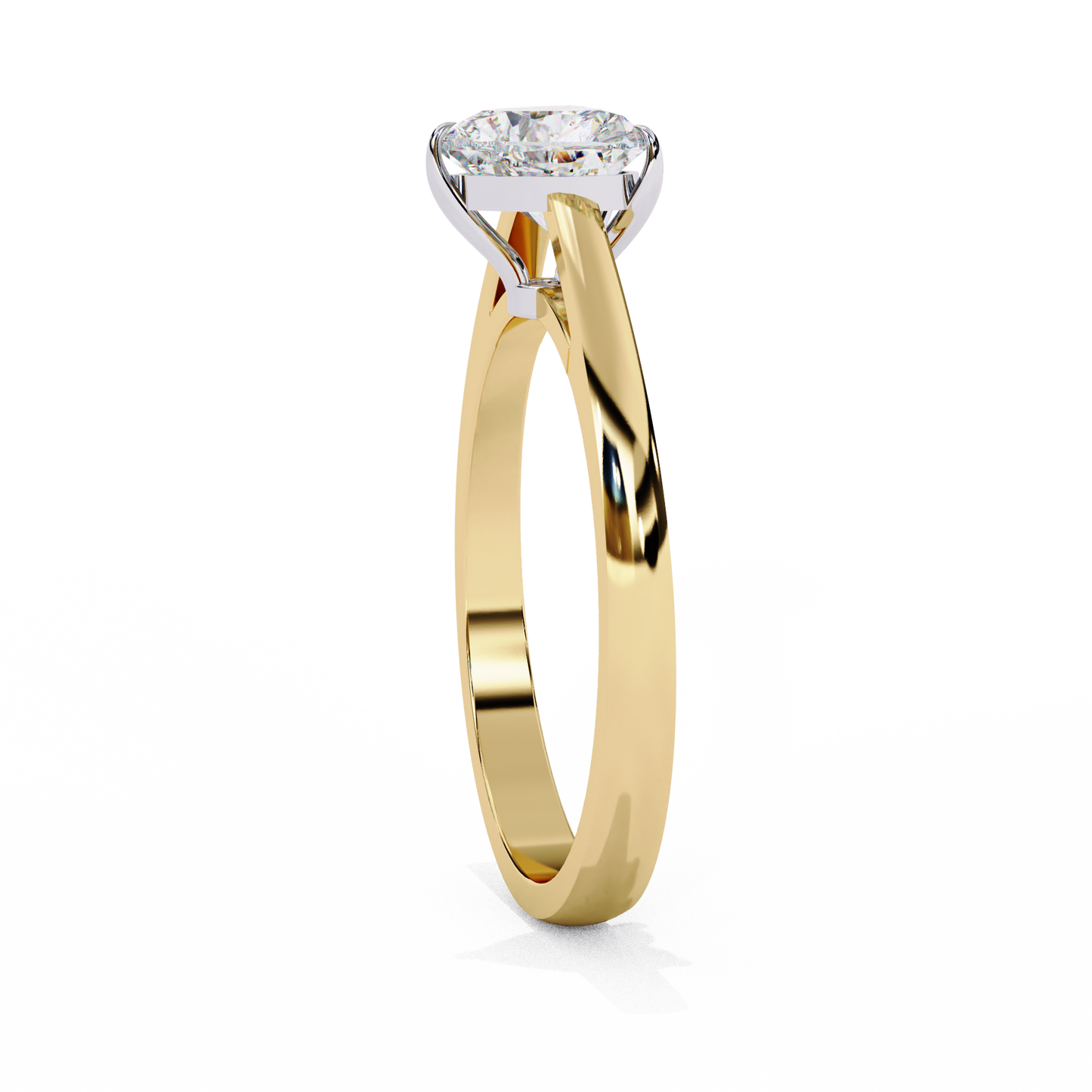 True Heart Solitaire Ring