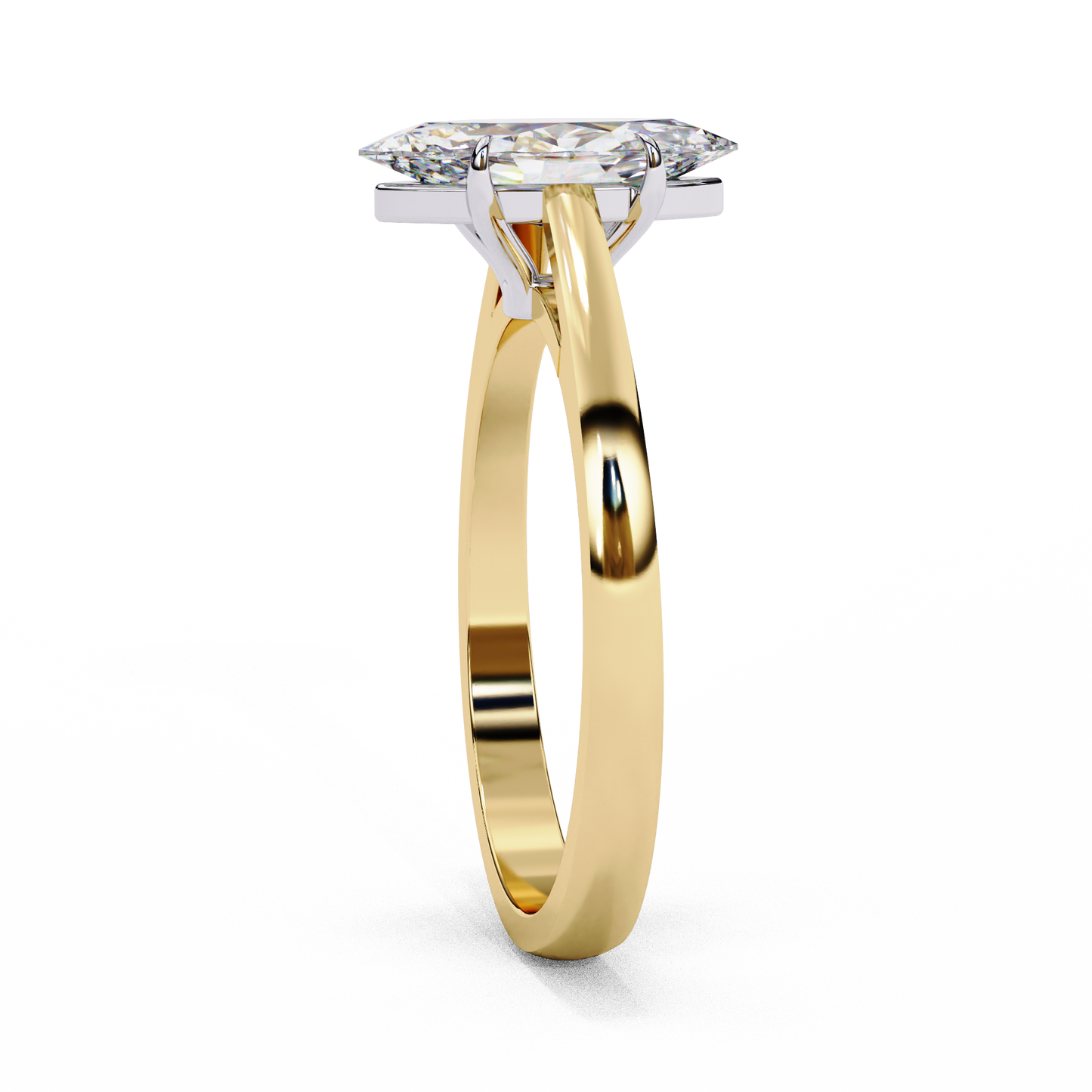 Starship Solitaire Ring