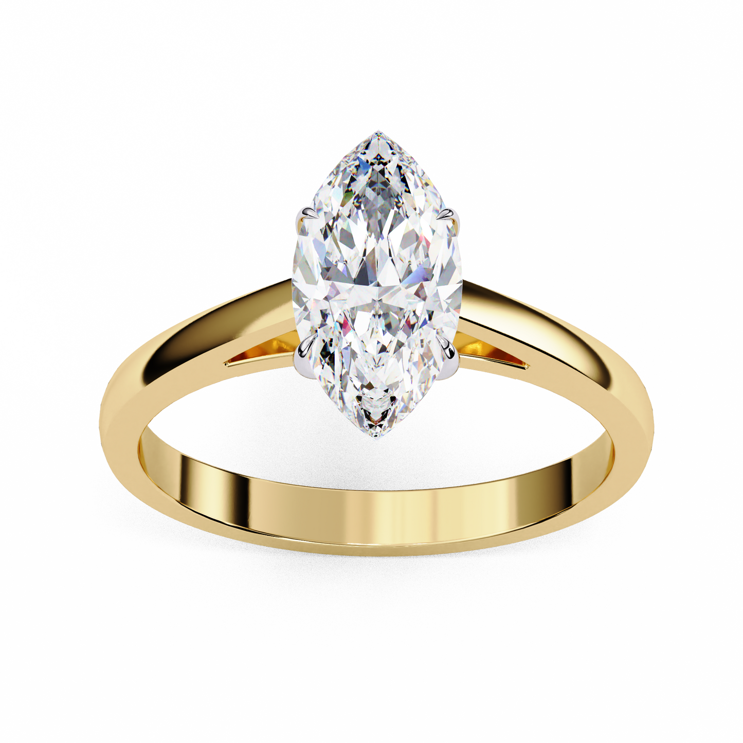 Starship Solitaire Ring