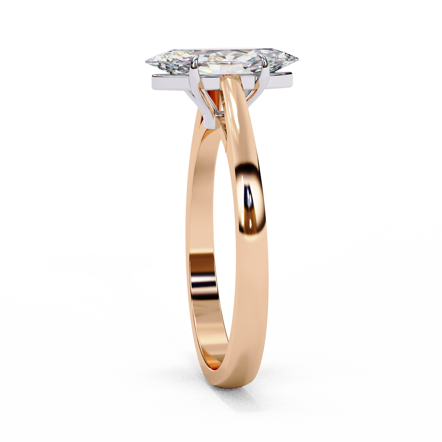 Starship Solitaire Ring