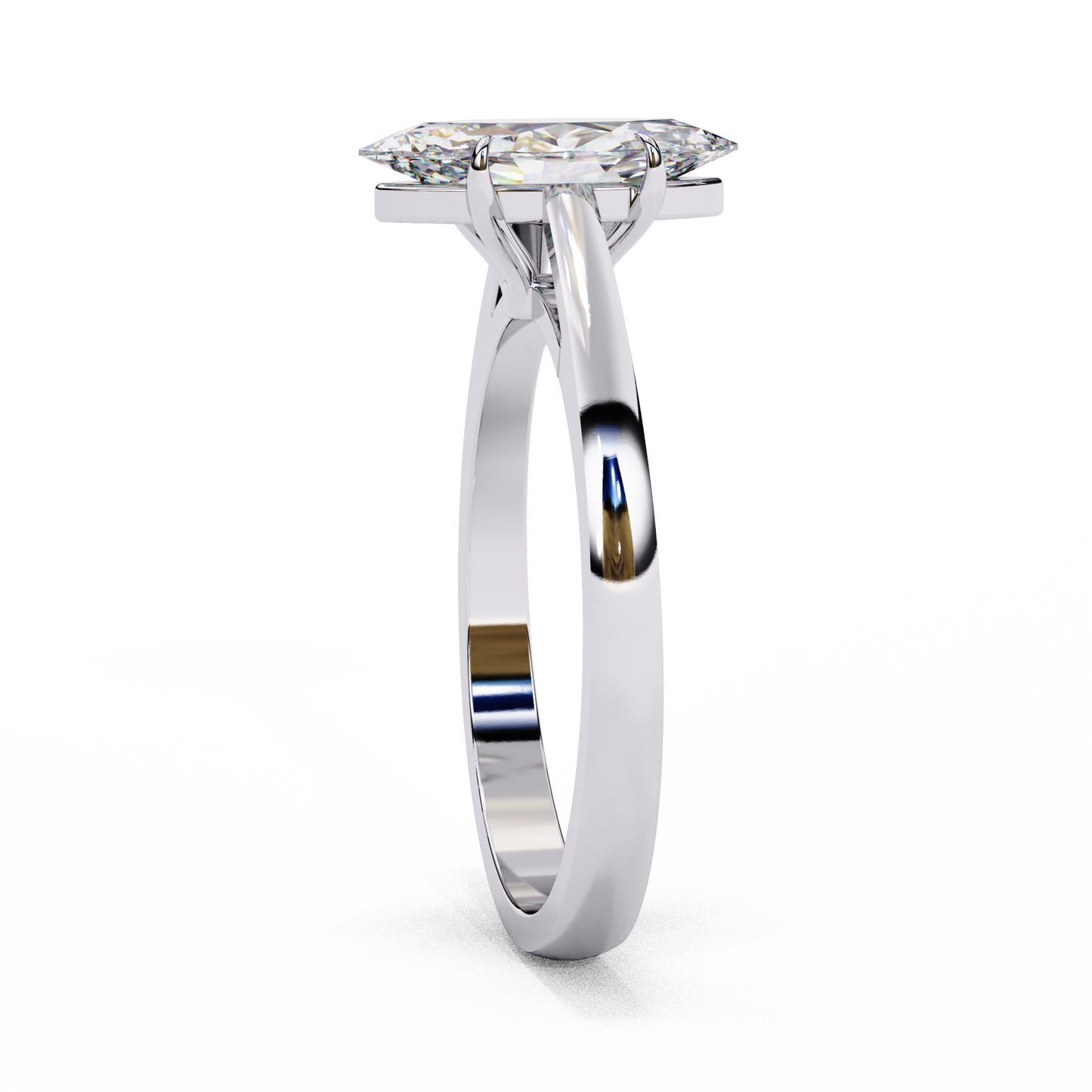 Starship Solitaire Ring