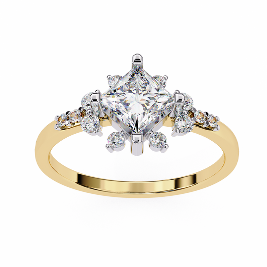 Starlit Grace Solitaire Ring
