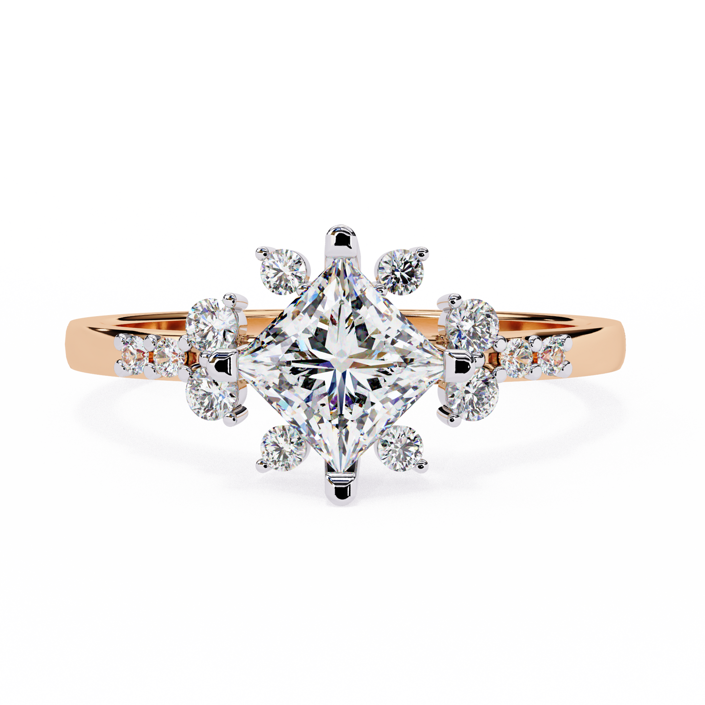 Starlit Grace Solitaire Ring