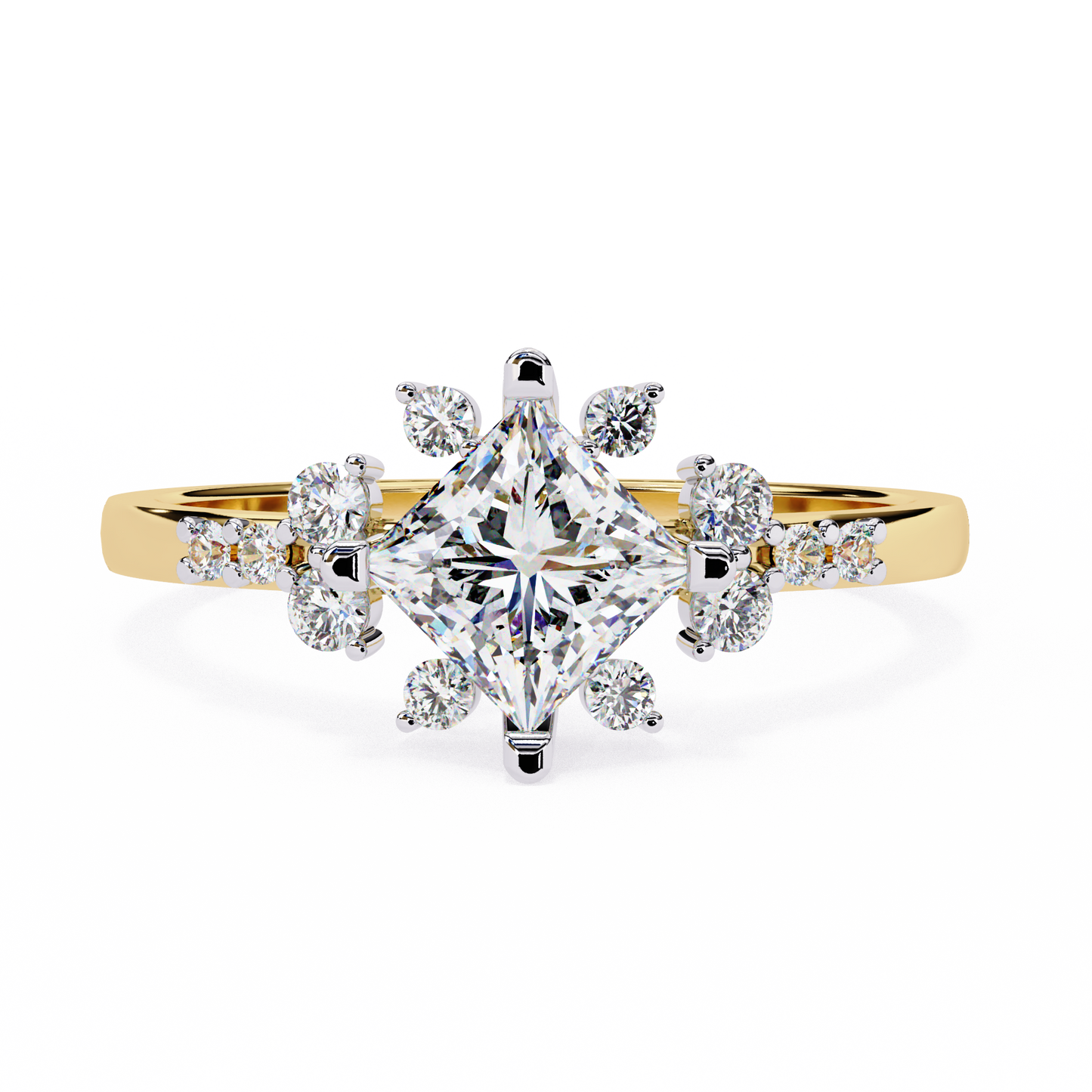 Starlit Grace Solitaire Ring