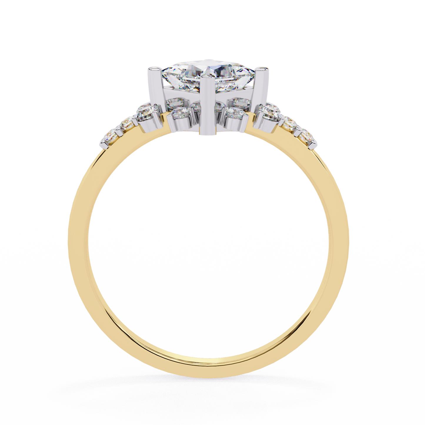 Starlit Grace Solitaire Ring