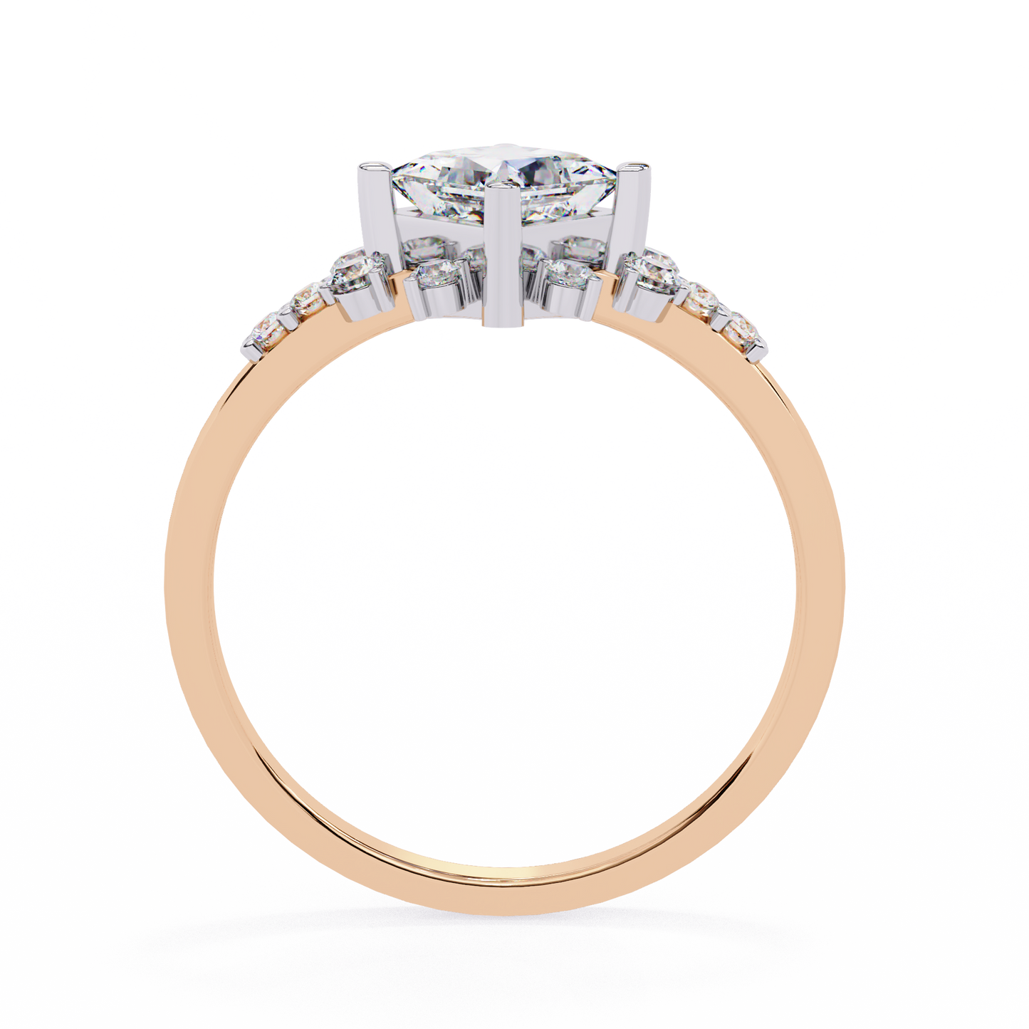 Starlit Grace Solitaire Ring