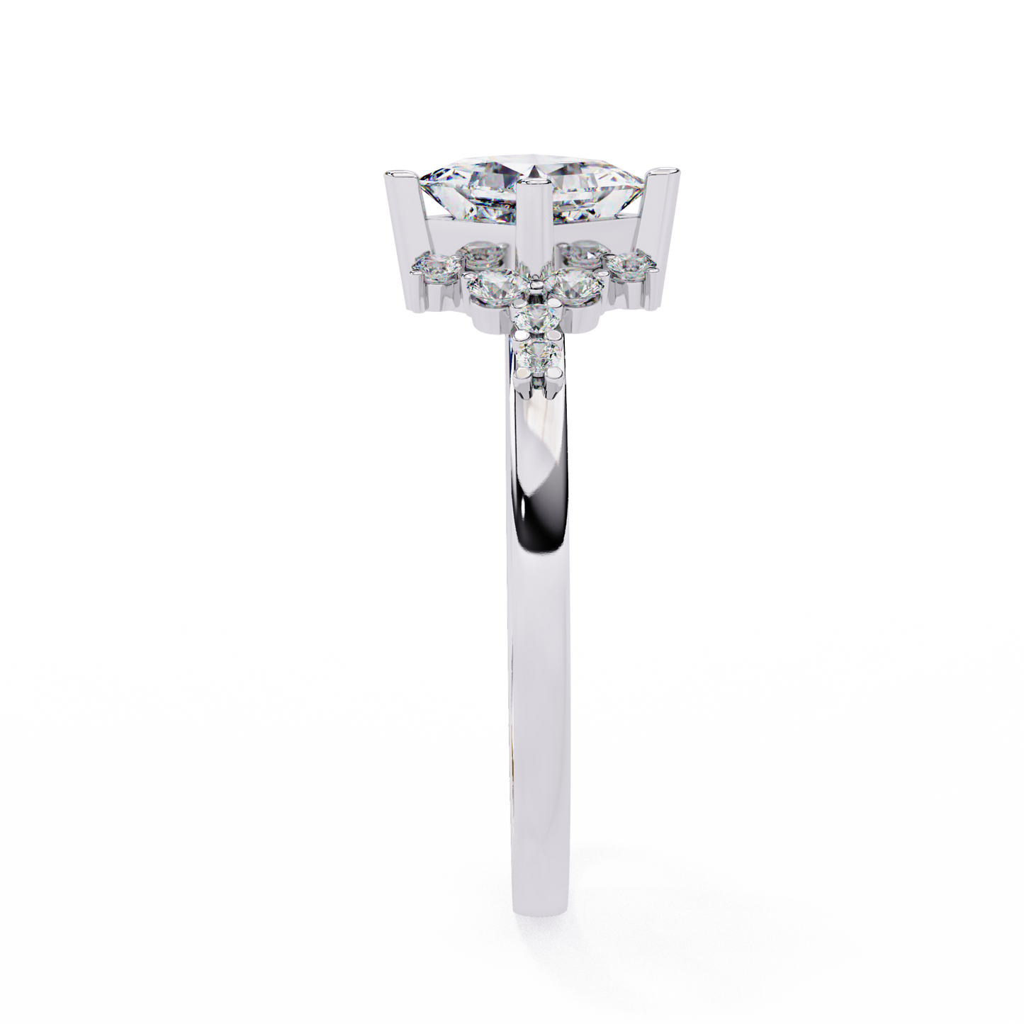 Starlit Grace Solitaire Ring