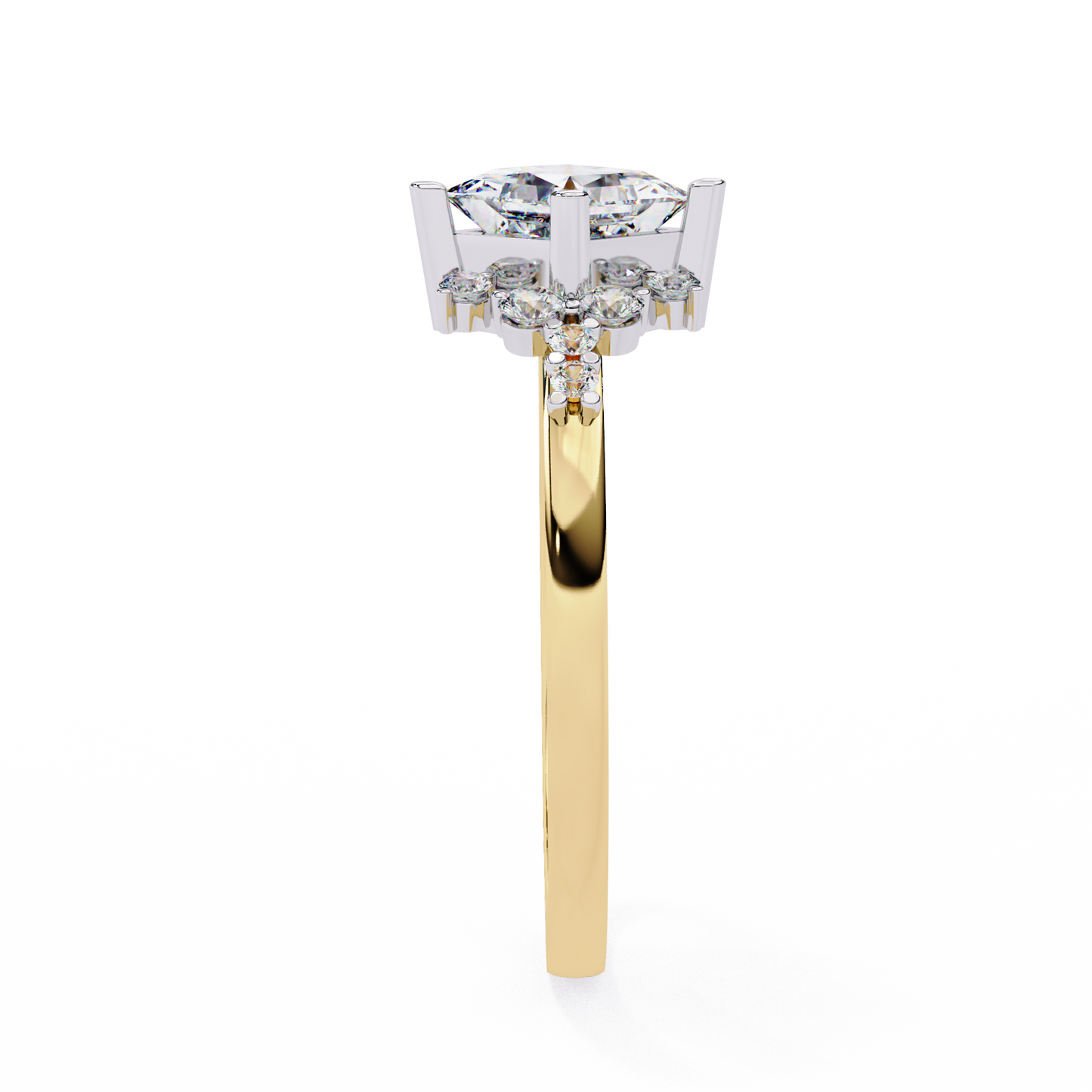 Starlit Grace Solitaire Ring