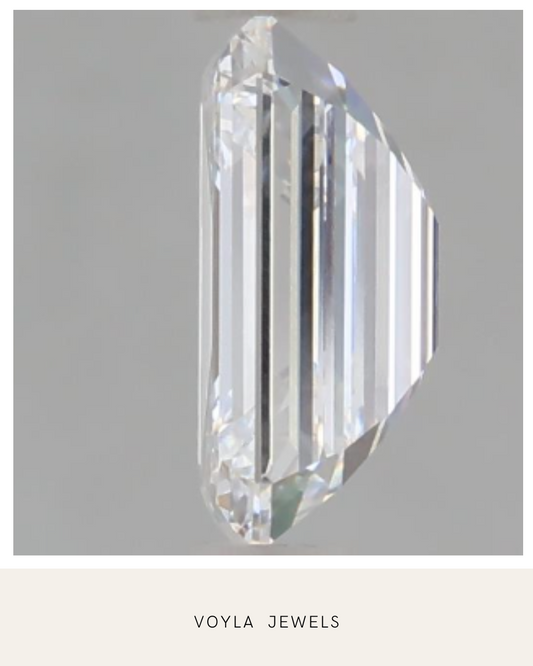 Lab Grown Emerald Diamond 1.00ct D VS1