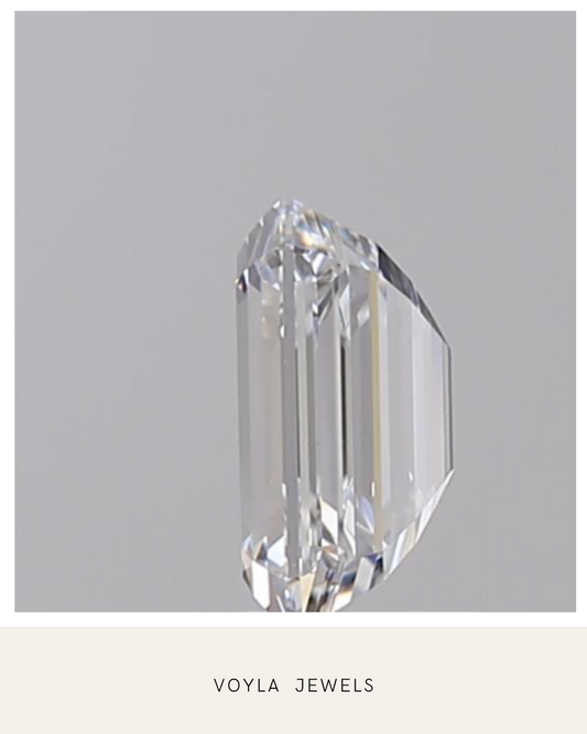 Lab Grown Emerald Diamond 1.00ct D VVS1