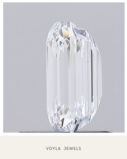 Lab Grown Emerald Diamond 1.00ct F VS1