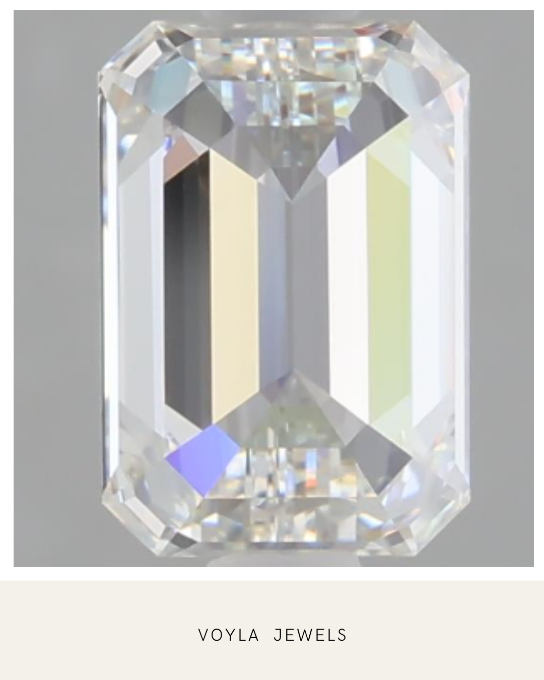 Lab Grown Emerald Diamond 1.00ct F VVS1