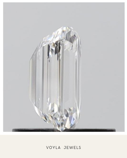 Lab Grown Emerald Diamond 1.00ct F VVS2