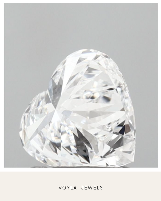 Lab Grown Heart Diamond 1.00ct D VS2