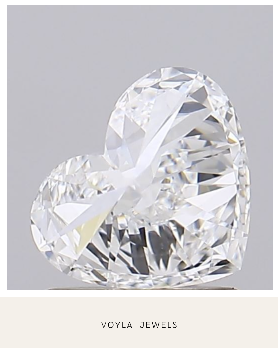 Lab Grown Heart Diamond 1.00ct E VS1