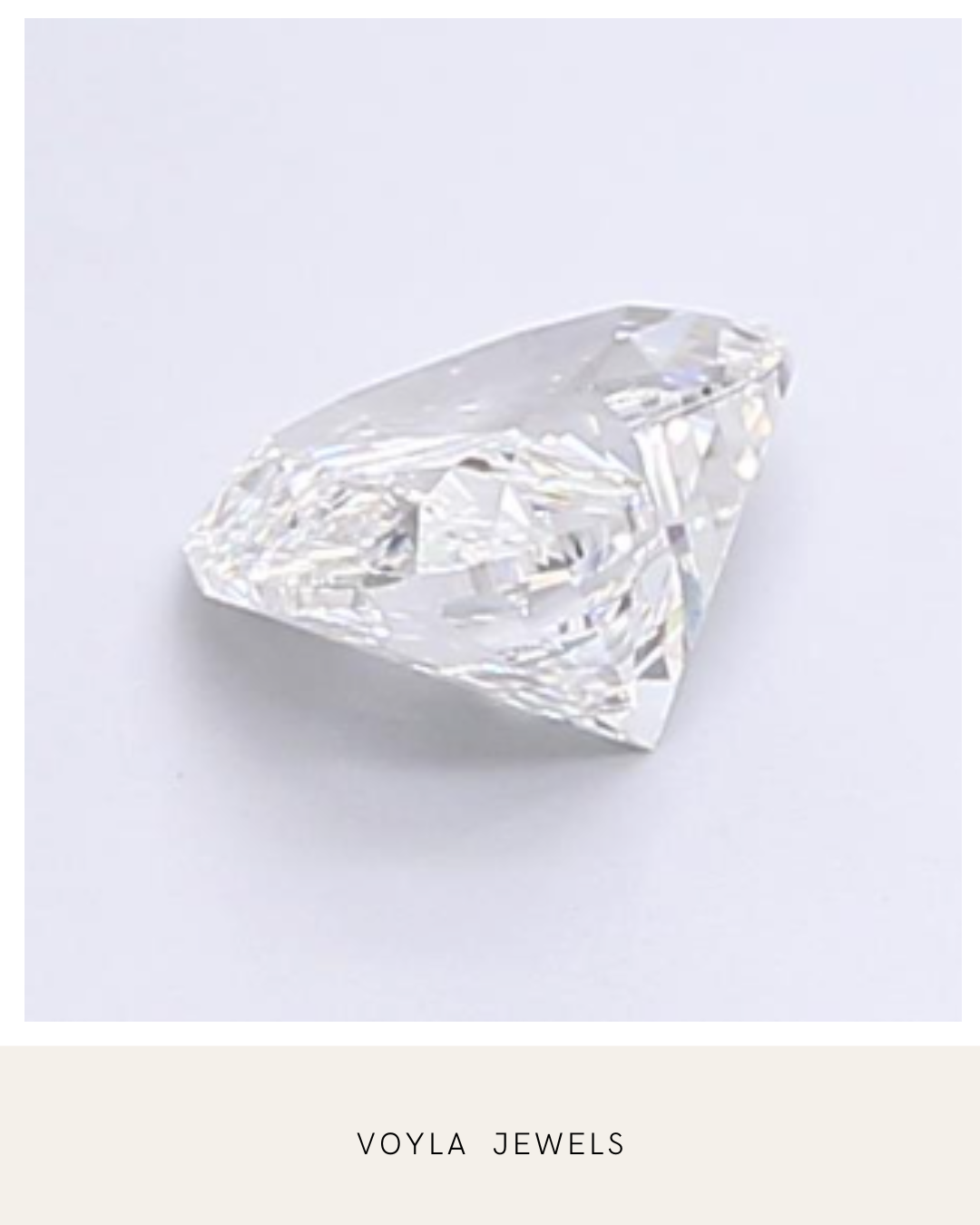 Lab Grown Heart Diamond 1.00ct F VS2