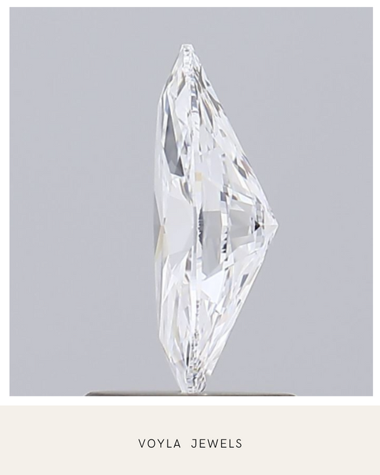 Lab Grown Marquise Diamond 1.00ct D VVS2