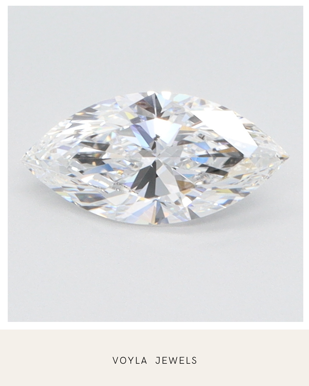 Lab Grown Marquise Diamond 1.00ct E IF