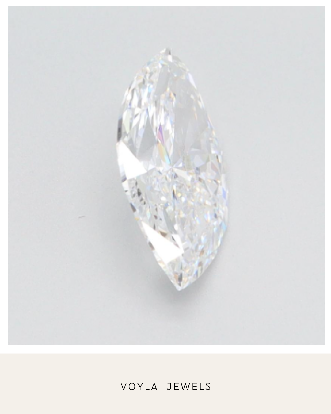 Lab Grown Marquise Diamond 1.00ct E IF