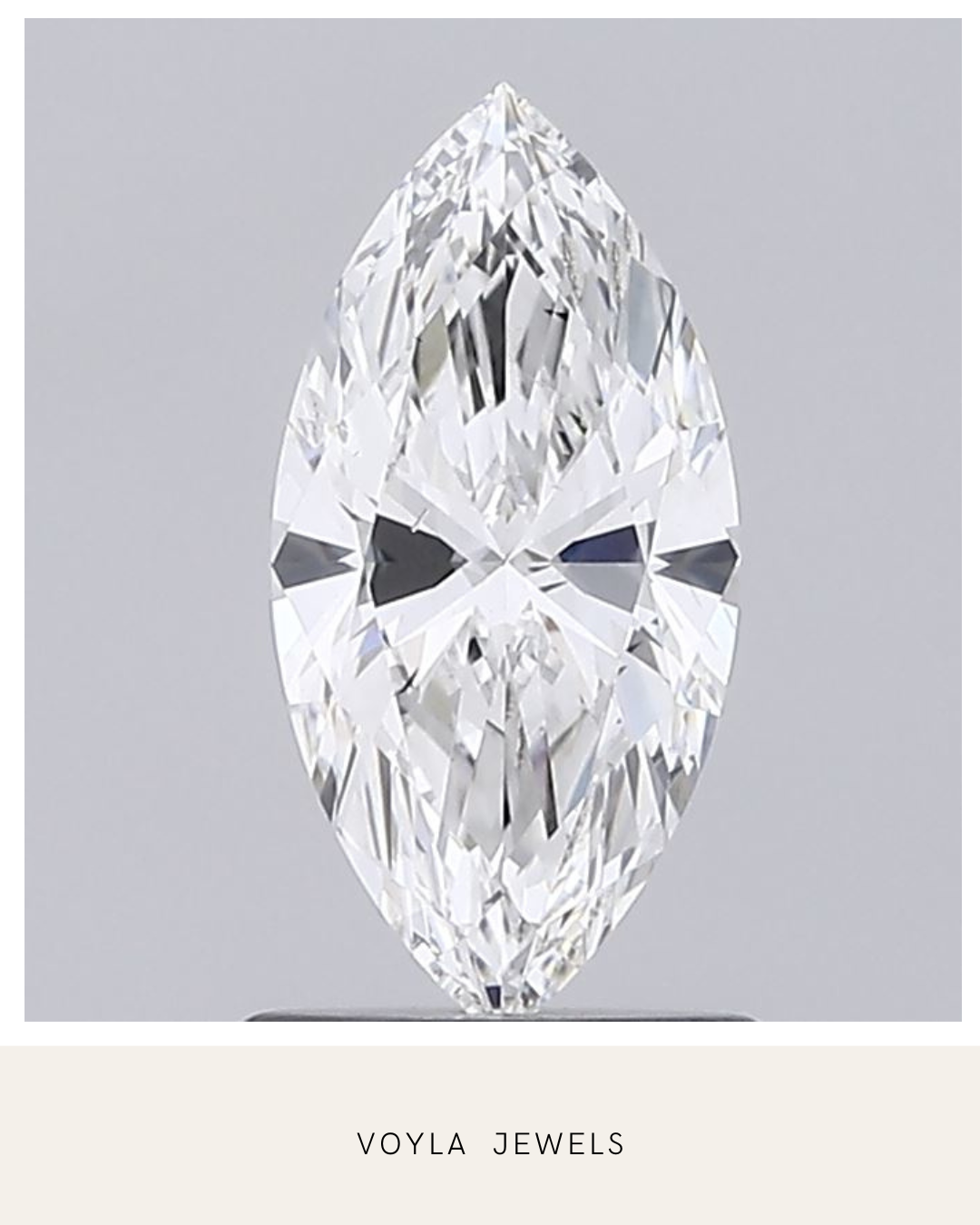 Lab Grown Marquise Diamond 1.00ct E VS2