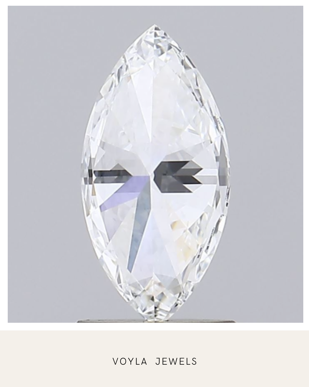 Lab Grown Marquise Diamond 1.00ct E VVS1