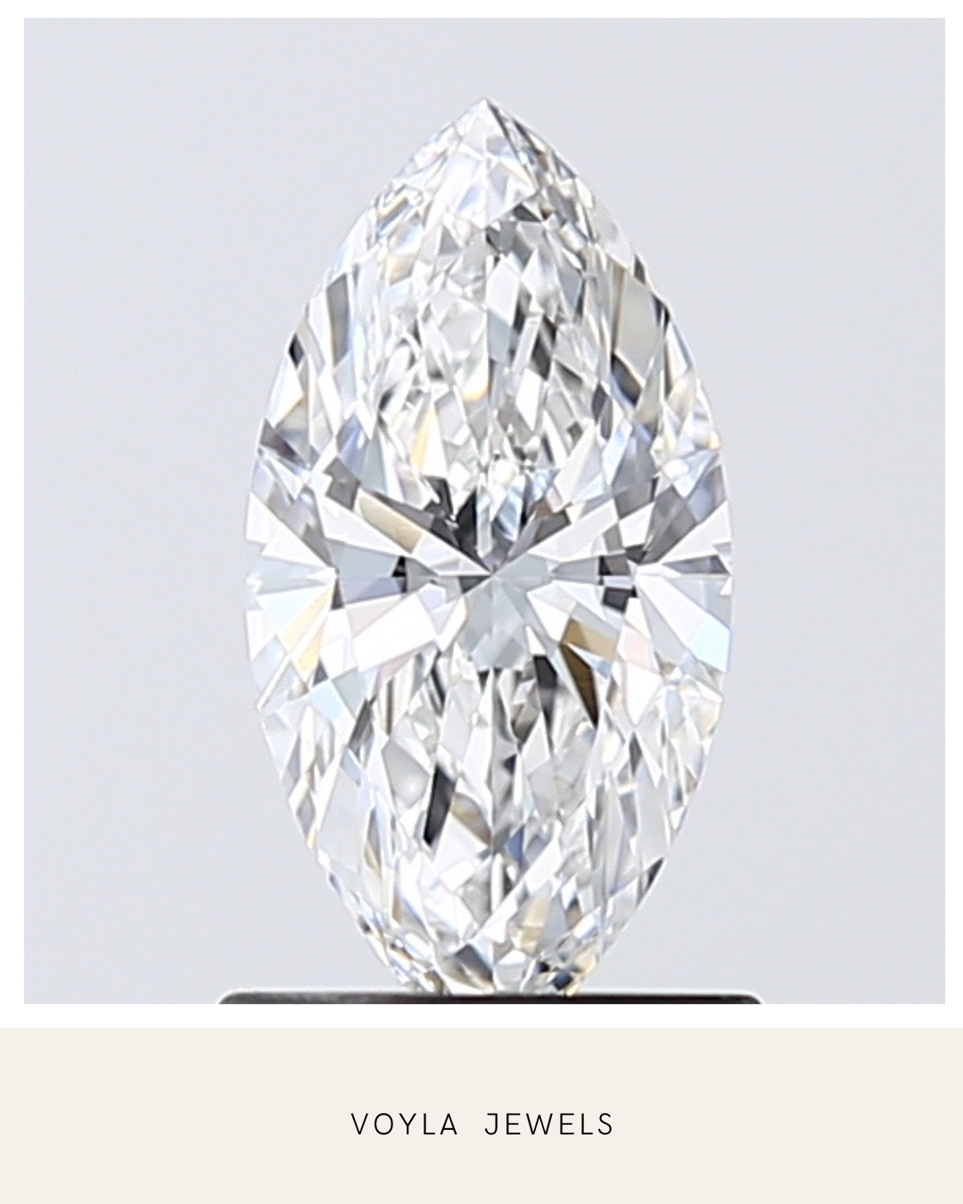 Lab Grown Marquise Diamond 1.00ct E VVS2