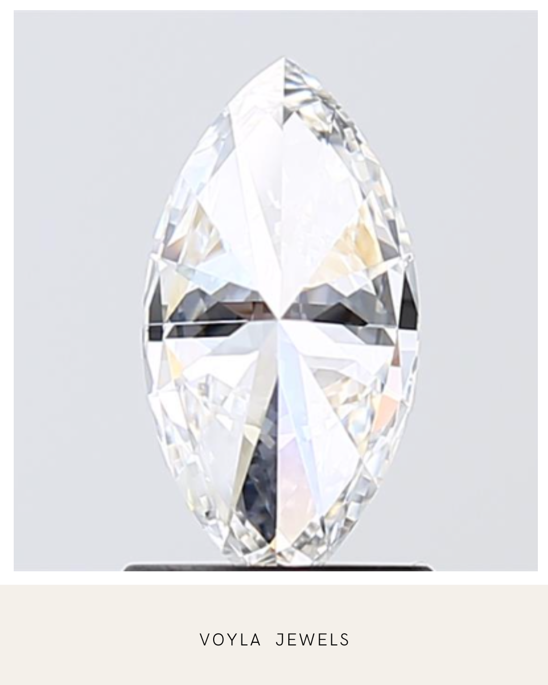 Lab Grown Marquise Diamond 1.00ct E VVS2