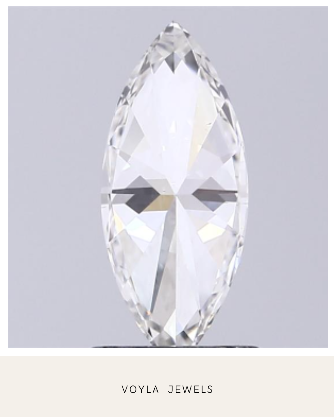 Lab Grown Marquise Diamond 1.00ct F VS1