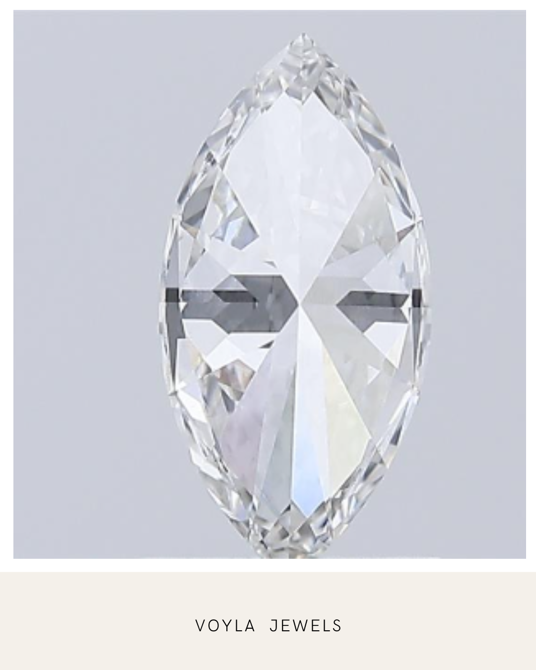 Lab Grown Marquise Diamond 1.00ct F VS2