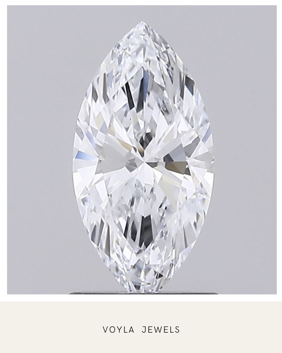 Lab Grown Marquise Diamond 1.00ct F VVS2