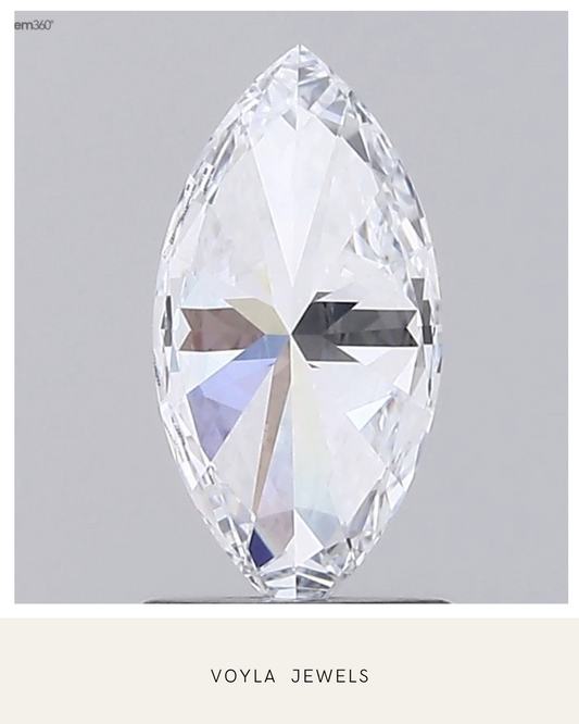 Lab Grown Marquise Diamond 1.00ct F VVS2