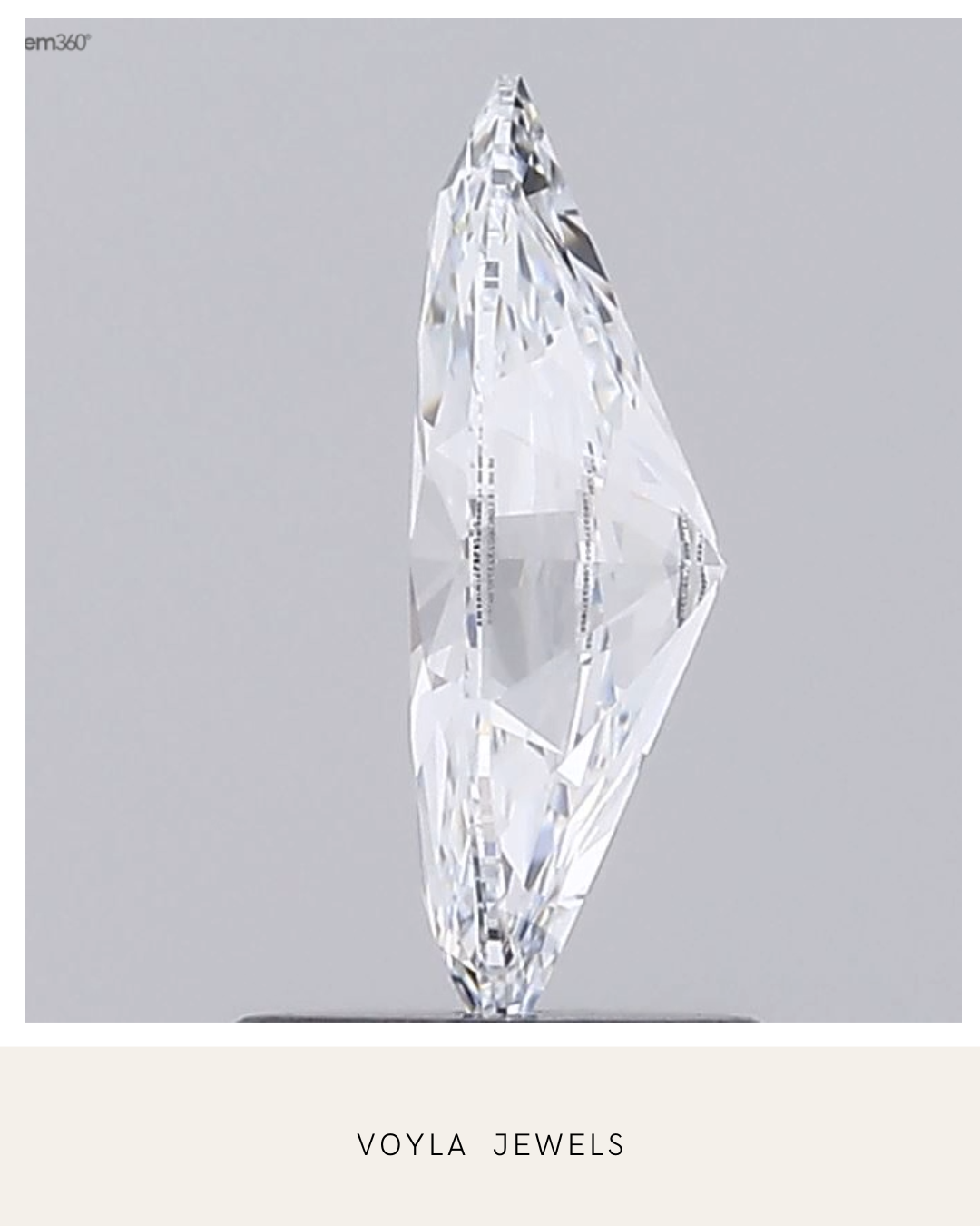 Lab Grown Marquise Diamond 1.00ct F VVS2