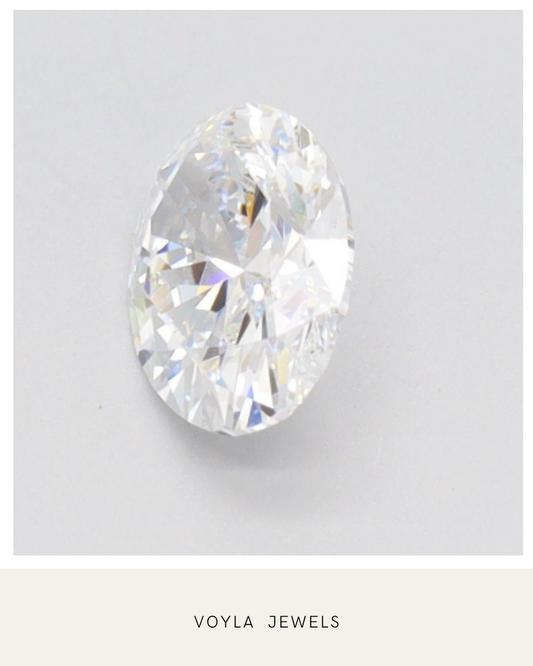 Lab Grown Oval Diamond 1.00ct E IF