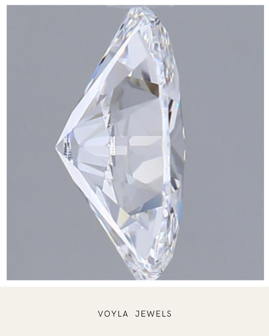 Lab Grown Oval Diamond 1.00ct E VVS2