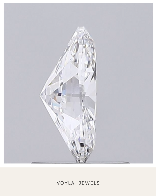 Lab Grown Oval Diamond 1.00ct D VS2