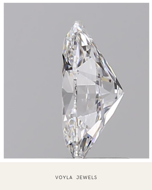 Lab Grown Oval Diamond 1.00ct D VVS1