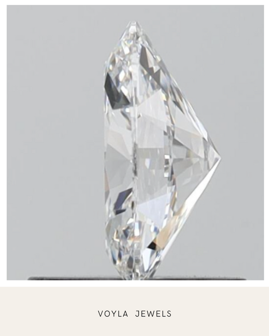 Lab Grown Oval Diamond 1.00ct D VVS2