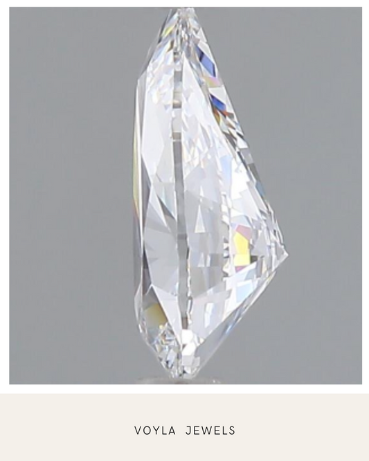 Lab Grown Pear Diamond 1.00ct D VS1