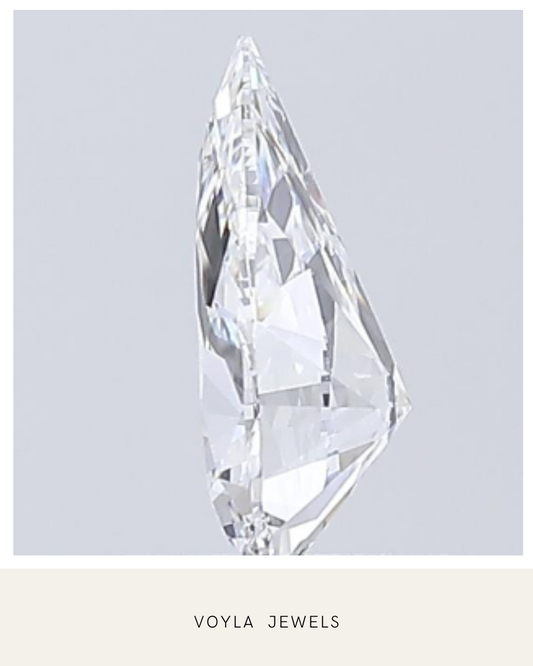 Lab Grown Pear Diamond 1.00ct D VVS1