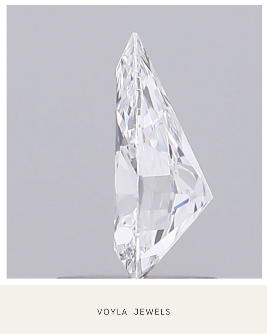 Lab Grown Pear Diamond 1.00ct D VVS2