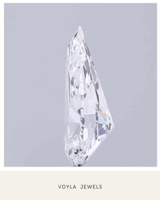 Lab Grown Pear Diamond 1.00ct E VS1