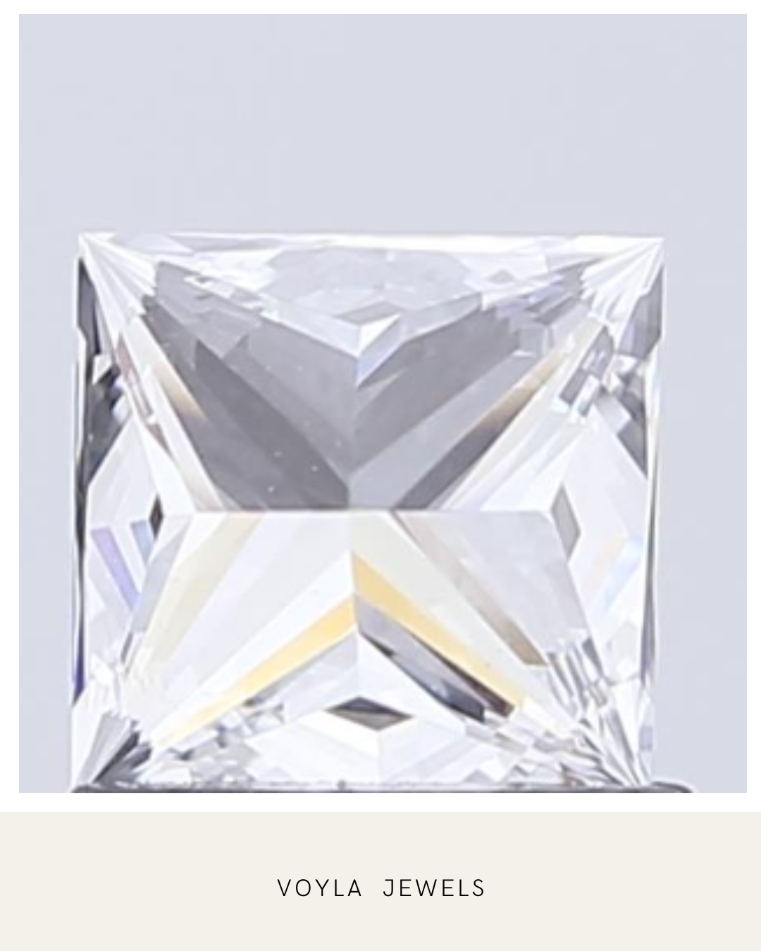 Lab Grown Princess Diamond 1.00ct D VVS2