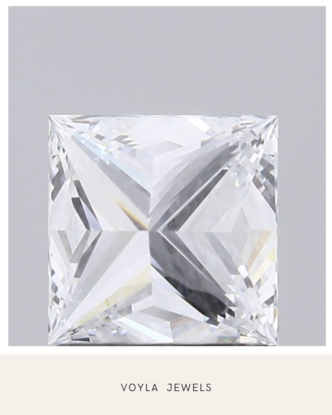 Lab Grown Princess Diamond 1.00ct E VVS1