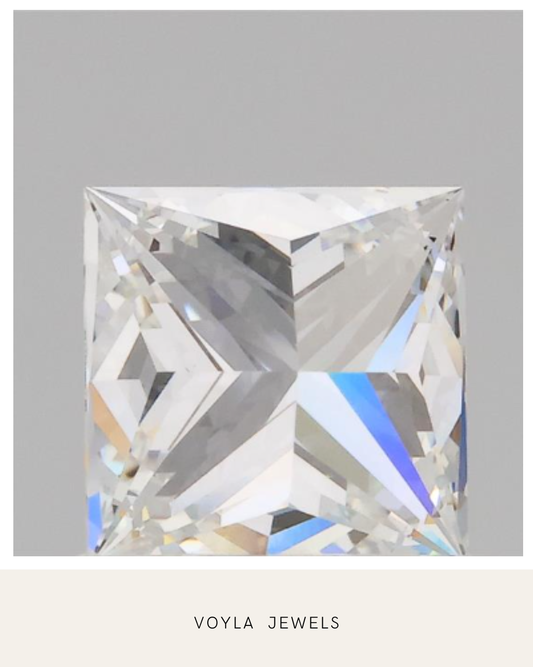 Lab Grown Princess Diamond 1.00ct F VS1