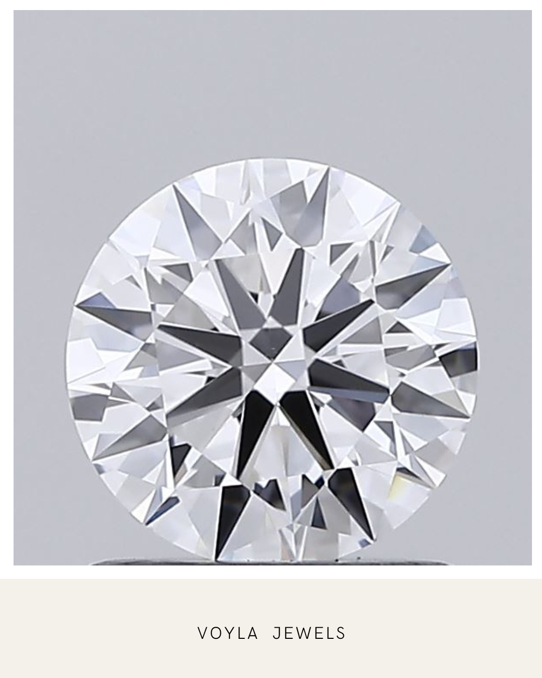 Lab Grown Round Diamond 1.00ct D VS1