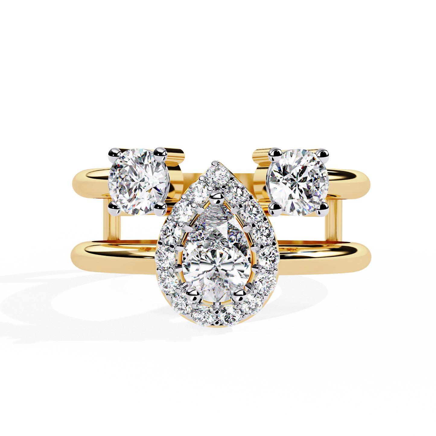 Dual Grace Diamond Ring