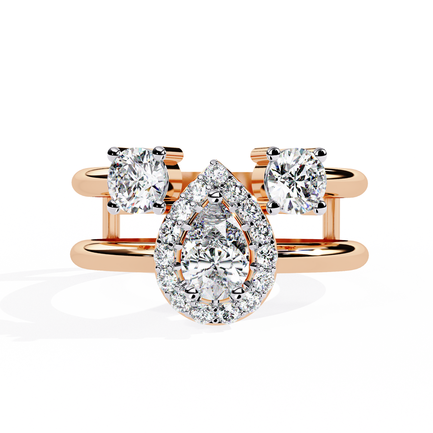 Dual Grace Diamond Ring